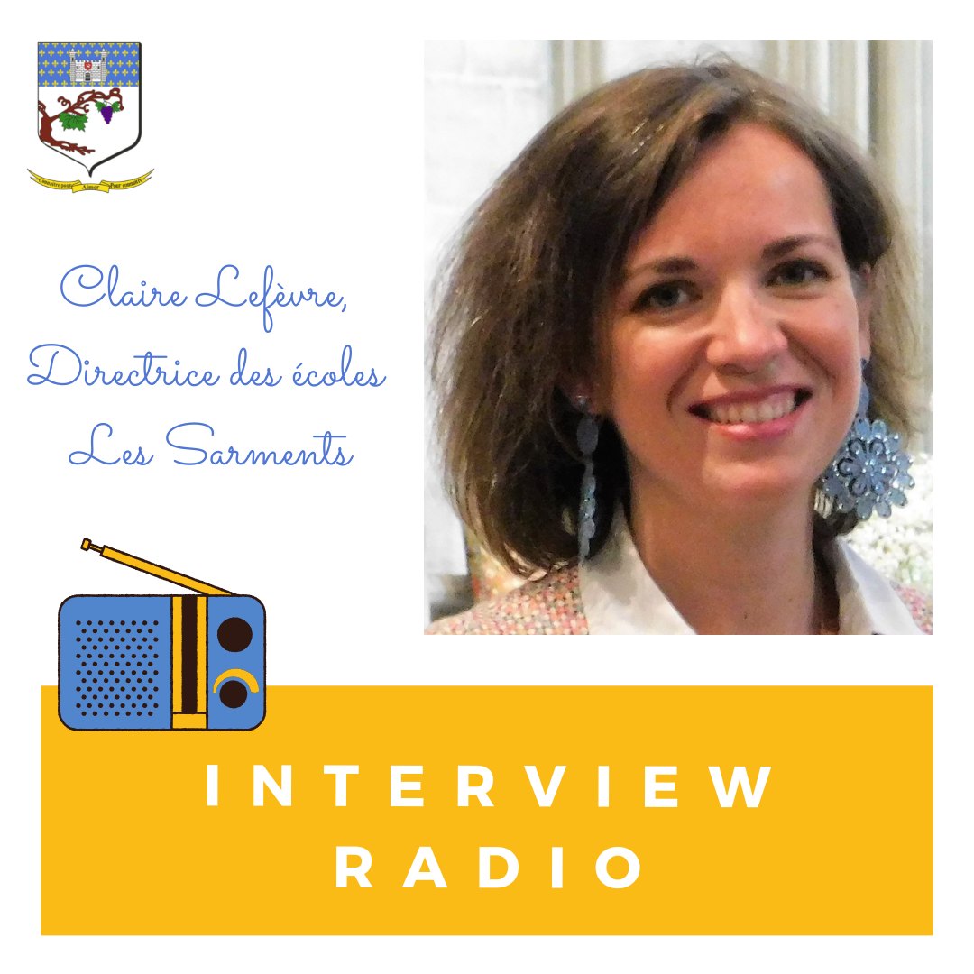Découvrez l’interview radio de notre directrice Mme Claire Lefèvre