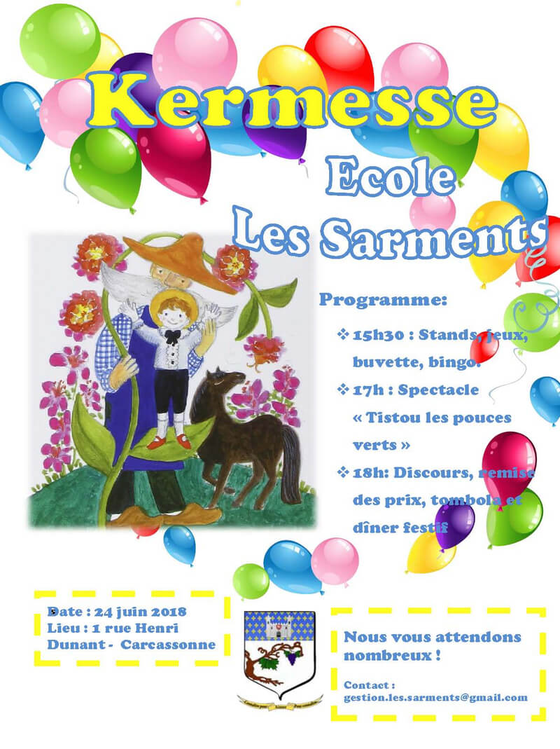 kermesse ecole carcassonne 2018